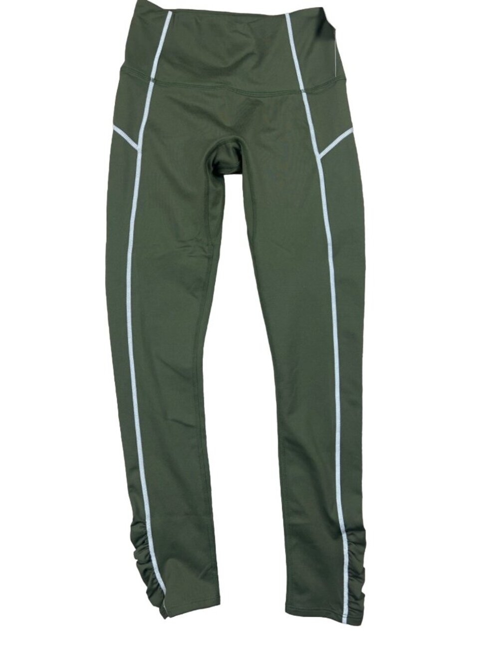 Free People Movement You're A Peach High-Waisted Leggings Olive Green Athletic